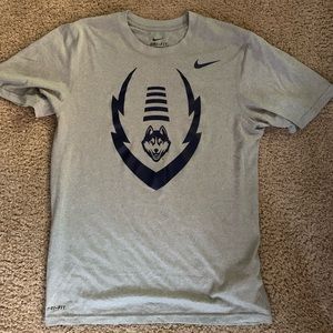 Nike UConn football dry-fit shirt
